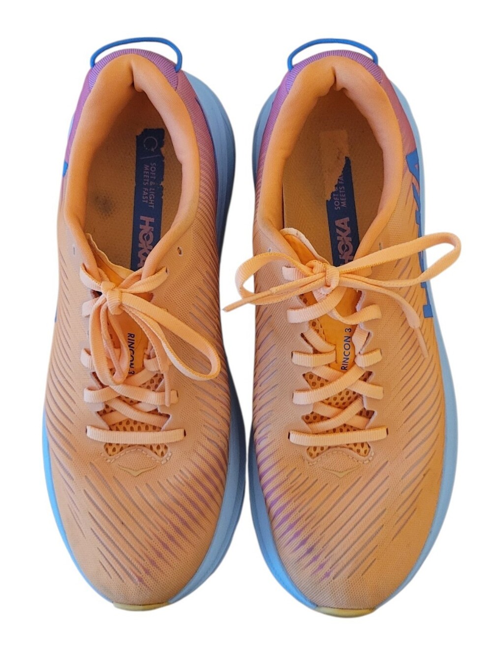 Hoka One One Rincon 3 Athletic Training Sneakers Shoes Size 9B - Picture 4 of 8